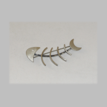 Beau "Fish Bones" Brooch, sterling, signed, c. 1950's