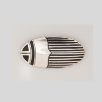 Erik Magnussen "Beetle" Brooch, sterling with enamel, signed, c. 1920's