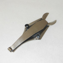 Beau "Cubist Horse Head" Brooch, sterling, signed, c. 1950's