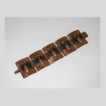 Francisco Rebajes "Mask" Bracelet, copper, signed, c. 1940's