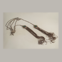 Theodor Fahrner Necklace, Sterling with enamel, signed, c. 1900