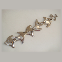 Henning Koppel / Georg Jensen "Amoeba" Bracelet, sterling, signed, c. 1960's