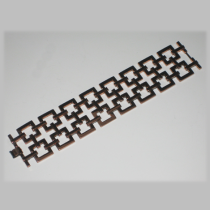 Renoir "Square Link" Bracelet, copper, signed, c. 1950's