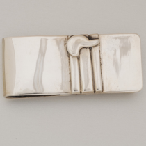 Sam Kramer "Paint Drop" Money Clip, sterling, signed, c. 1950's