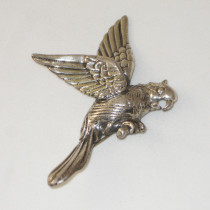 Gugliemo Cini "Parrot" Brooch, sterling, signed, c. 1940