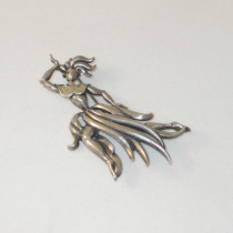 Napier "Dancer" Brooch, sterling, signed, c. 1930's