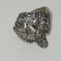 American Arts & Crafts "Lion" Ring, sterling, marked, c. 1920's
