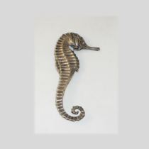 Guglielmo Cini "Seahorse" Brooch, sterling, signed, c. 1920's