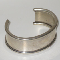 Monet "Modern" Cuff / Bracelet, sterling, signed, c. 1940's