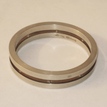 Hans Hansen for A. Michelsen, Denmark, Cuff / Bracelet, sterling, signed, c. 1960's