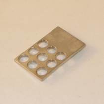 Danish "Domino" Brooch, sterling, marked, c. 1970's