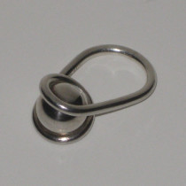 Hans Hansen for A. Michelsen, Denmark "Ball" Ring, sterling, signed, c. 1960's