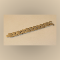 Danish "Puzzle" Bracelet, sterling, marked, c. 1970's