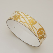 Josef Bock "Secession" enamel bracelet, marked, c. 1920