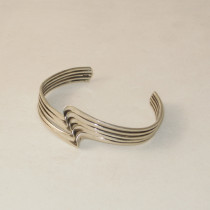 American "Wave" Bracelet, sterling, marked, c. 1960's