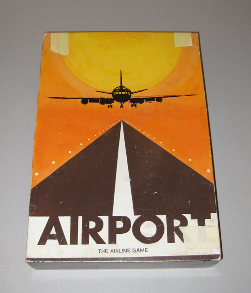 Tim Liddy, Airport (1972), The Airline Game, Oil and enamel on copper, plywood back 2008
