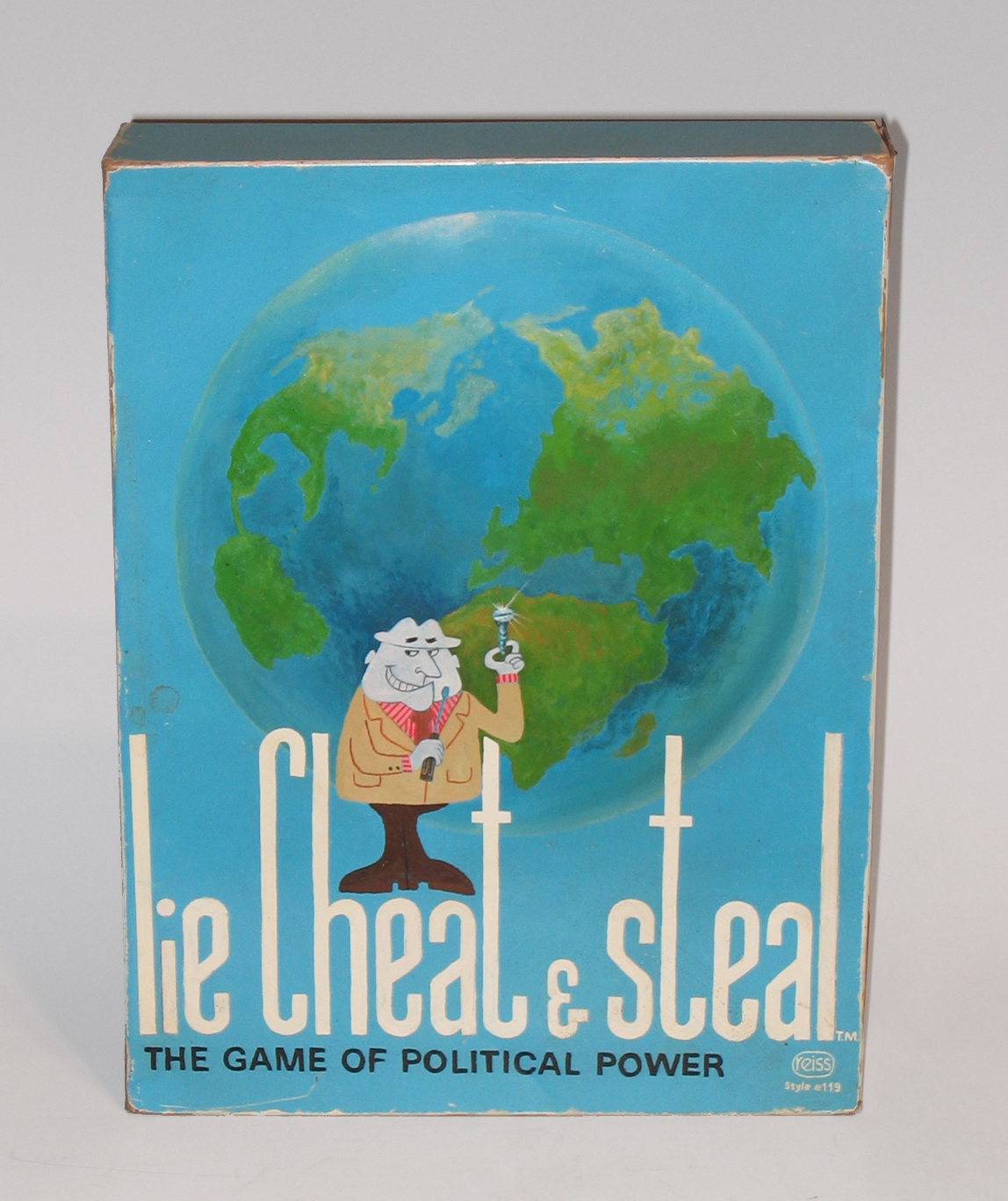 Tim Liddy, Lie Cheat and Steal (1971) The Game of Political Power  Oil and enamel on copper, plywood back  2006