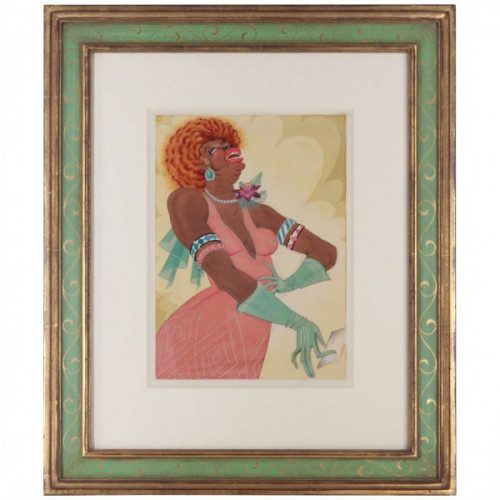 S O G A T A   New York, NY  “Harlem:  Cabaret”  Watercolor and pencil on paper 1931