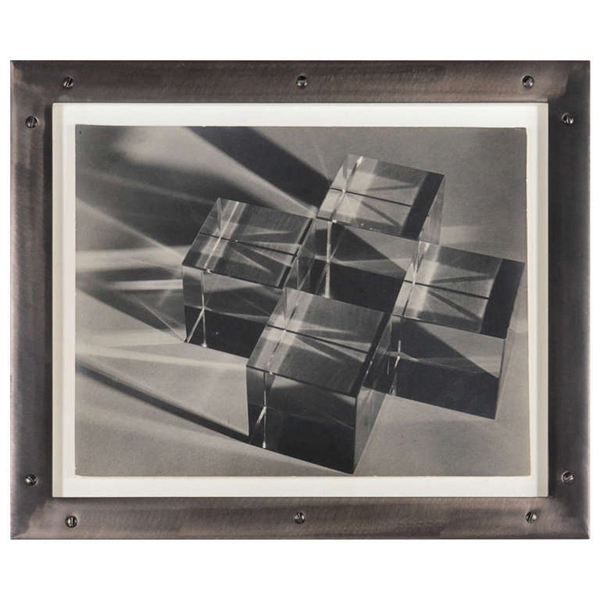 Carlotta Corpron, Light Cubes, Gelatin silver print c. 1947