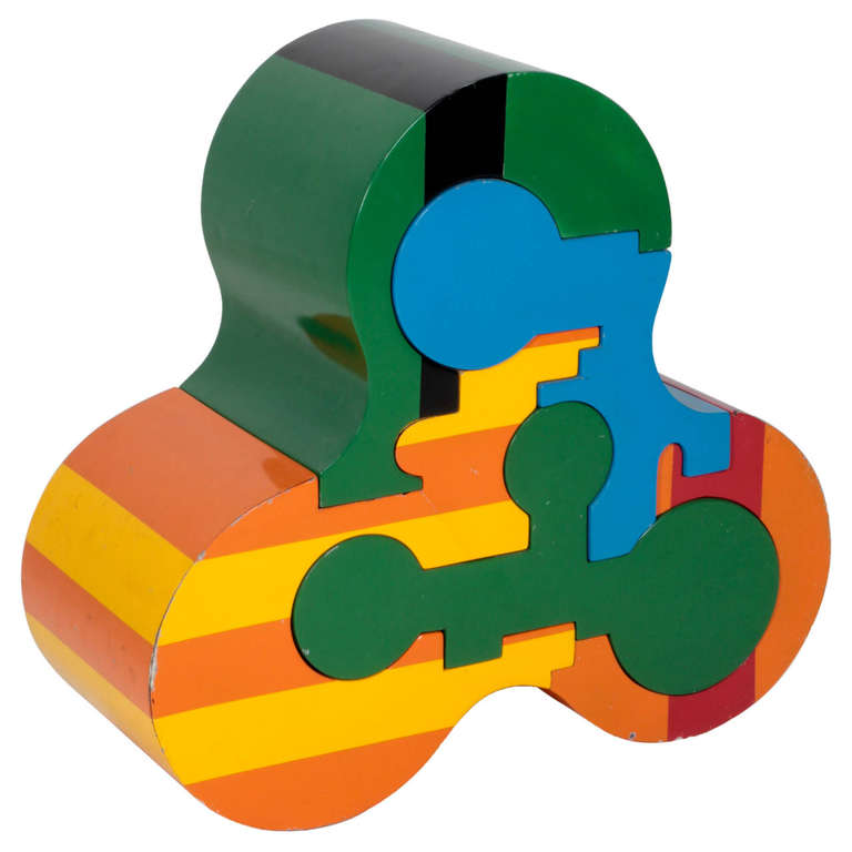Guy de Rougemont Puzzle Sculpture c. 1970