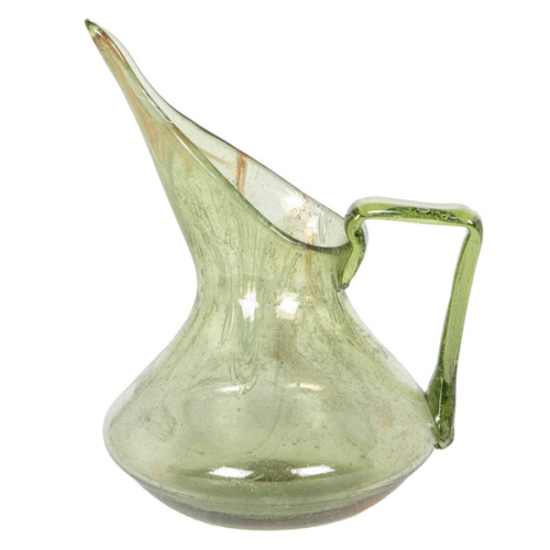 Christopher Dresser / James Couper & Sons Aventurine blown glass “Clutha” pitcher c. 1895