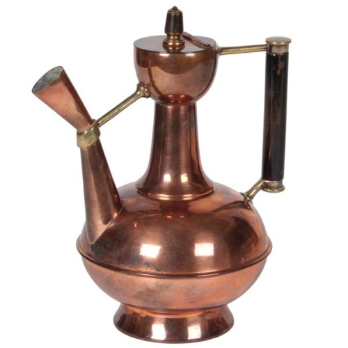 Christopher Dresser / Benham & Froud Rare Aesthetic Movement Copper coffee pot 1888