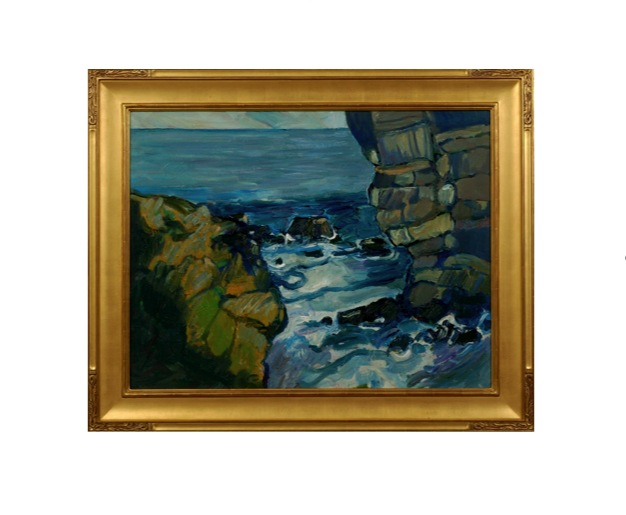Peter Canty, “Pacific Cove”, Oil on canvas