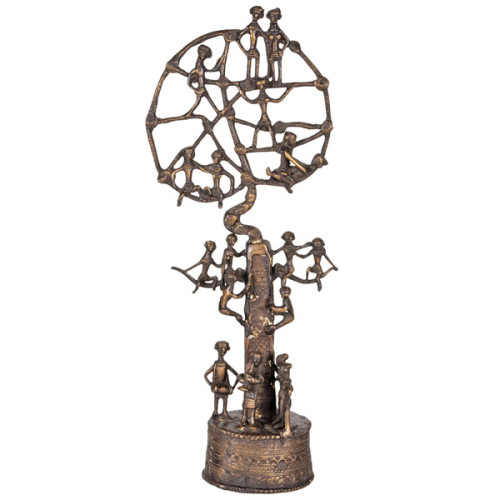 African Bronze “Tree of Life” Sculpture 20th Century