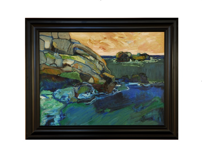 Peter Canty, “Pacific Cove”, Oil on canvas 2001