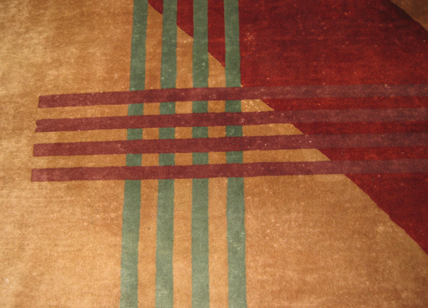 Walter Nichols Chinese Art Deco / Modernist rug c. 1935