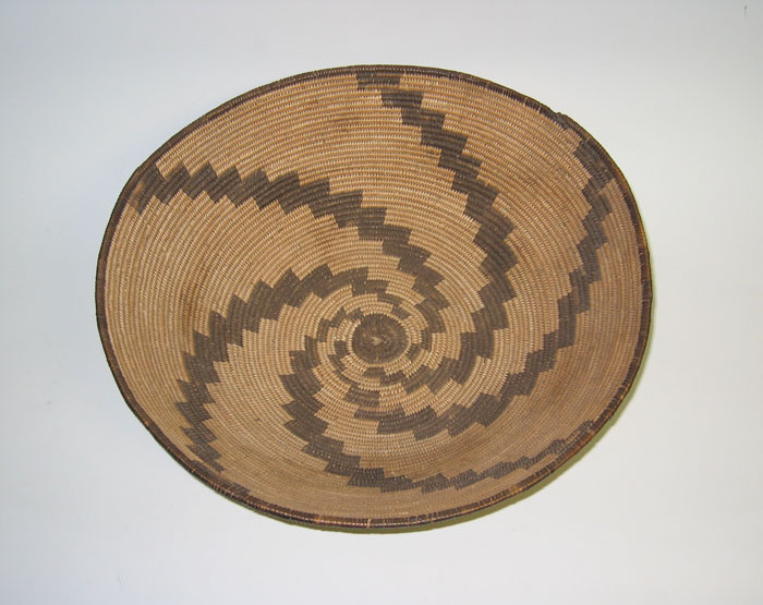 Apache basket “Pin Wheel” design, early 20th Century