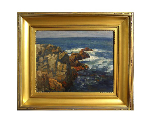 Harold Christopher Davies, “Pacific seascape”, Oil on canvas c. 1915