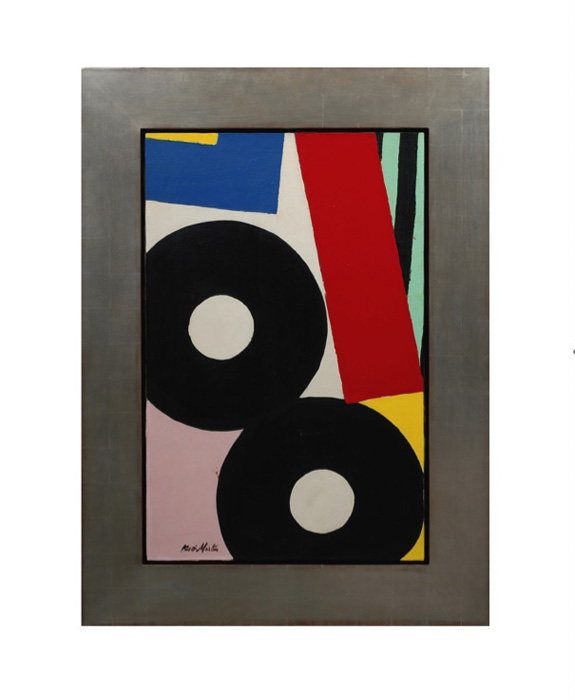 Knox Martin, “Eight”, Magna and oil on canvas 1958