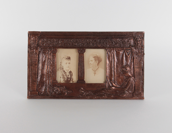 Sir William Reynold Stephens / British Arts & Crafts Bronze / Copper photo frame 1886