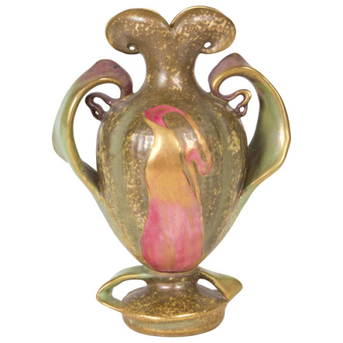 Amphora Art Pottery / Art Nouveau Organic vase c. 1900