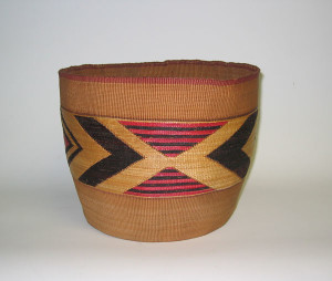 Red and Black Indian Baskets