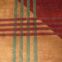 Historical Design Rugs - Red and Green Stripes