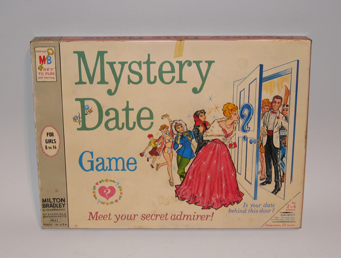 Tim Liddy Mystery Date Game (1966) Meet your secret admirer!  2006 Oil and enamel on copper, plywood back
