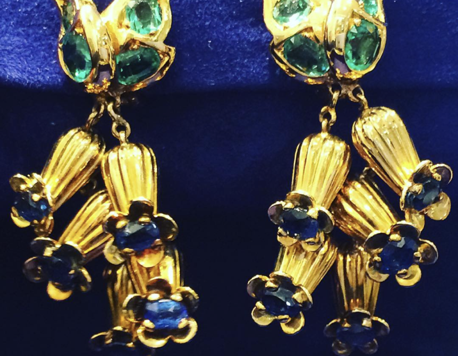 Historical Design I Cartier Paris, “Bluebell” earrings, 18K yellow gold ...